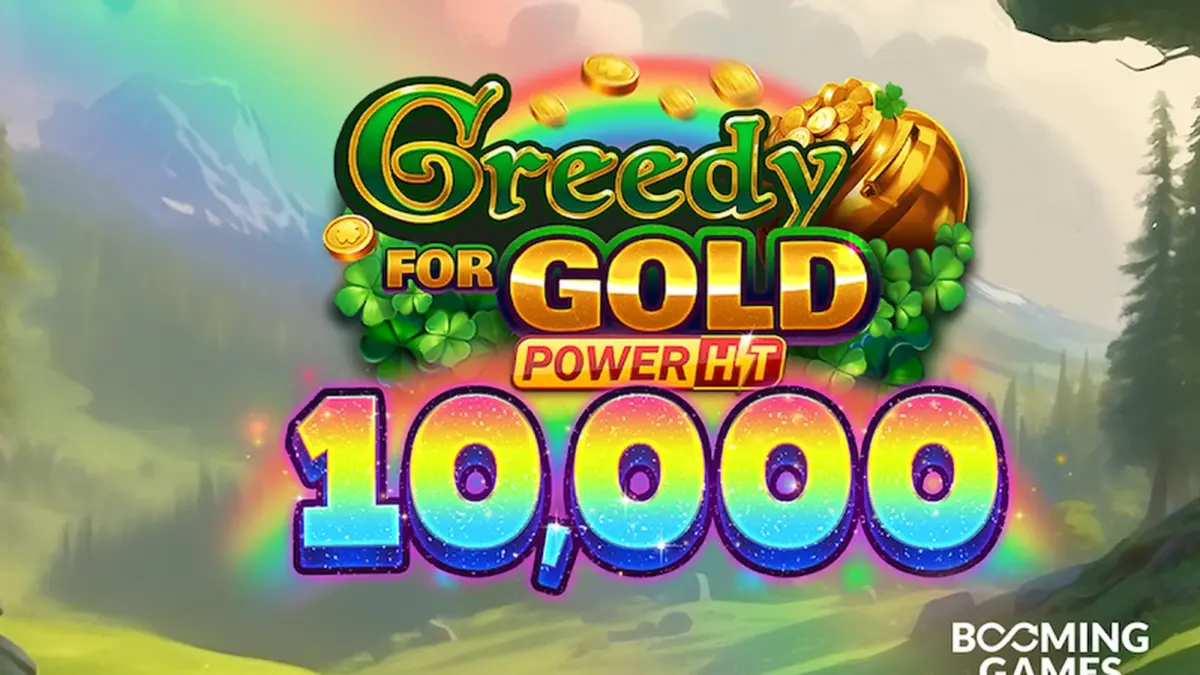 Greedy For Gold Power Hit 10,000 slot artwork by Booming Games