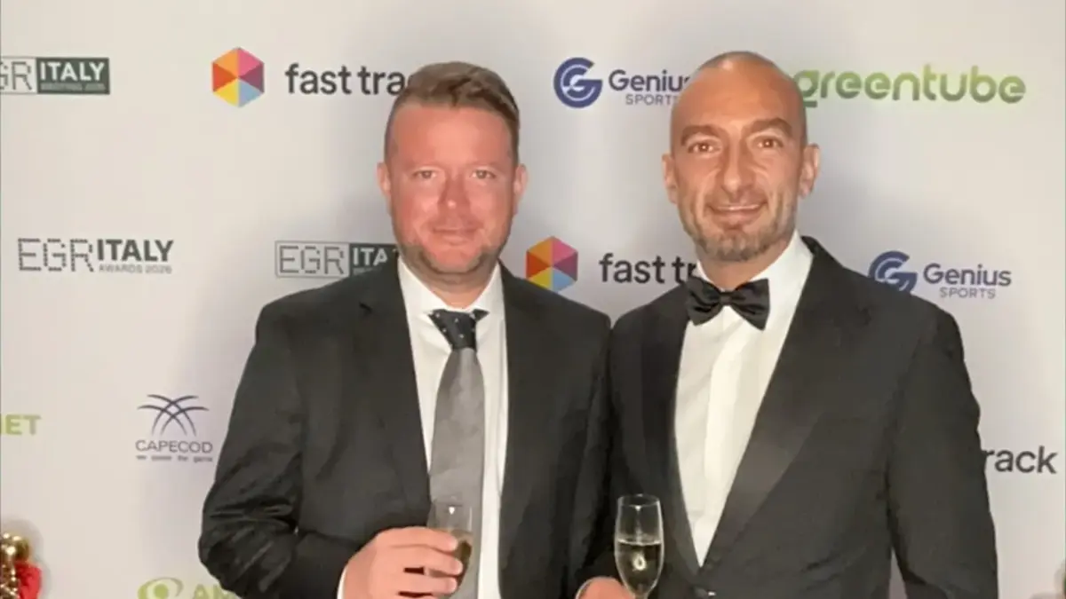 Casino2k representatives at the EGR Italy Awards 2026 in Rome