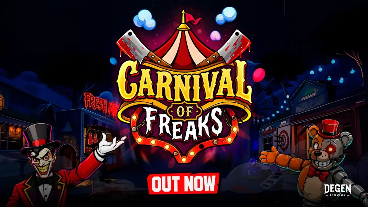 Carnival of Freaks slot artwork