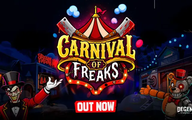 Carnival of Freaks slot artwork