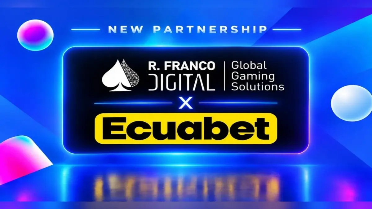 R. Franco Digital and Ecuabet partnership announcement graphic