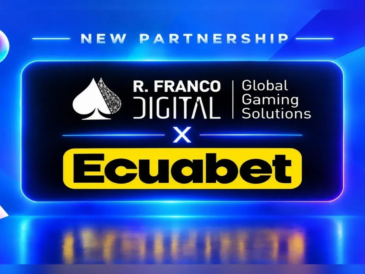 R. Franco Digital and Ecuabet partnership announcement graphic