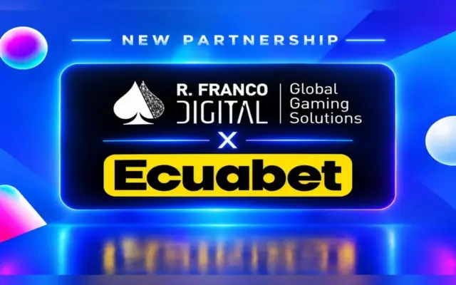 R. Franco Digital and Ecuabet partnership announcement graphic