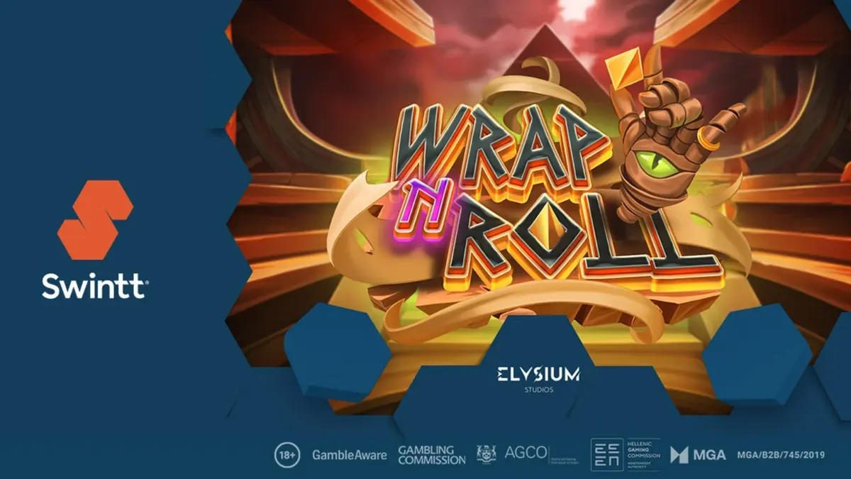 Wrap 'N' Roll slot artwork by Elysium Studios and Swintt