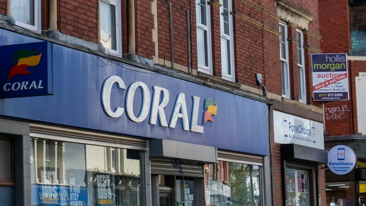 Coral betting shop on a UK high street