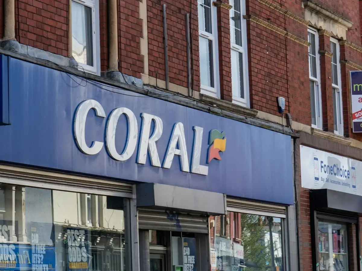 Coral betting shop on a UK high street