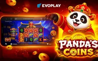 Panda's Coins slot artwork by Evoplay