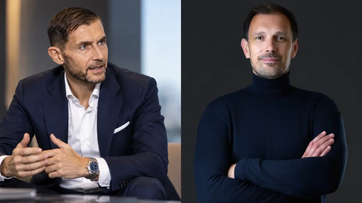 Alessio Crisantemi of IGE and GN Media and Stuart Hunter of WorldGaming