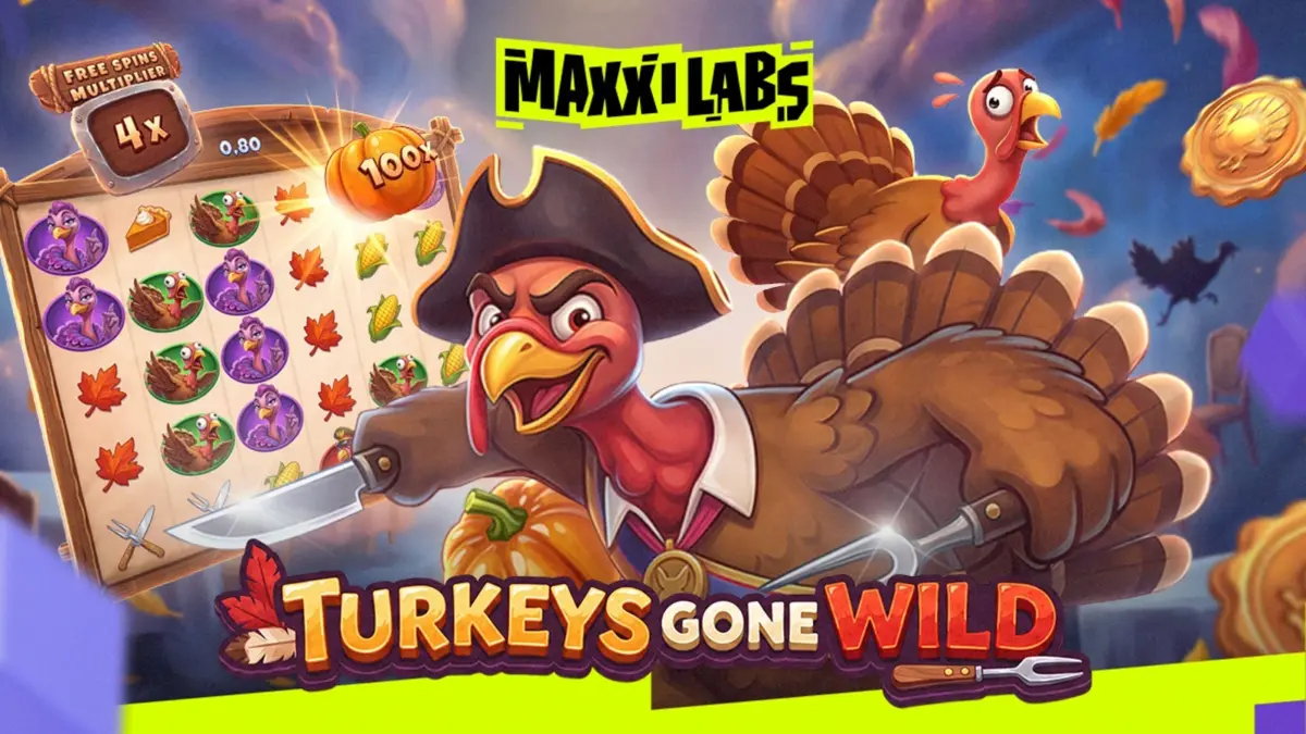 Turkeys Gone Wild slot artwork by Maxxi Labs and Slotty Studio