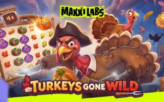 Turkeys Gone Wild slot artwork by Maxxi Labs and Slotty Studio