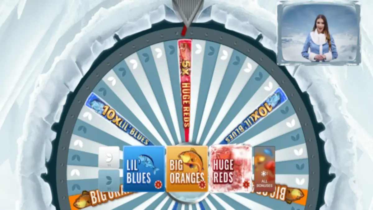 Ice Fishing live game show by Evolution