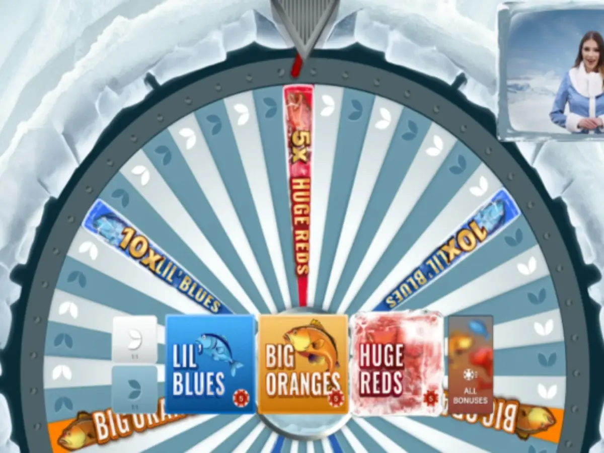 Ice Fishing live game show by Evolution