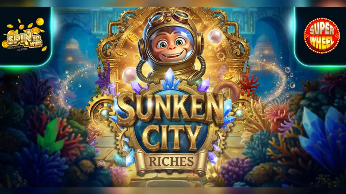 Sunken City Riches slot artwork from Stakelogic