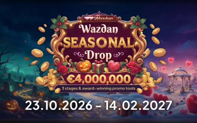 Wazdan Seasonal Drop campaign artwork