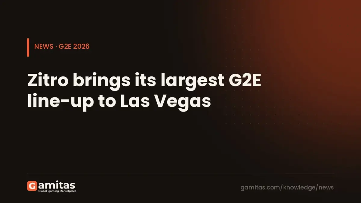 Zitro stand and cabinets at G2E 2026 in Las Vegas