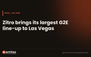 Zitro stand and cabinets at G2E 2026 in Las Vegas